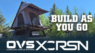 The OVS Excursion Camper Shell Roof Top Tent Combo