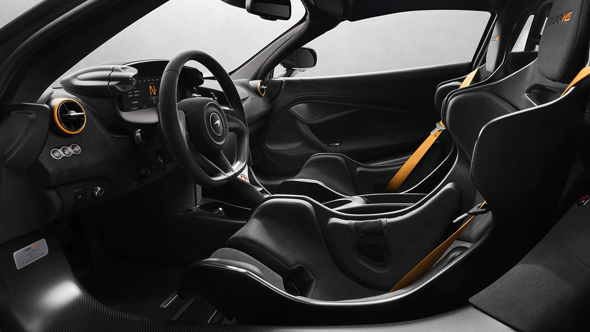 The McLaren 788HS interior