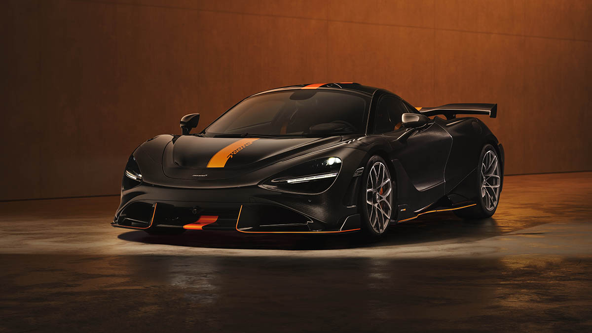 The McLaren 788HS three-quarter front view