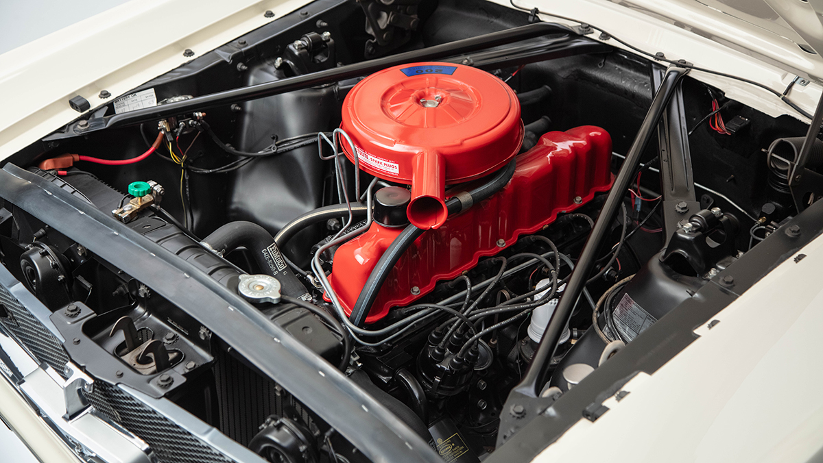 1965 Ford Mustang convertible engine