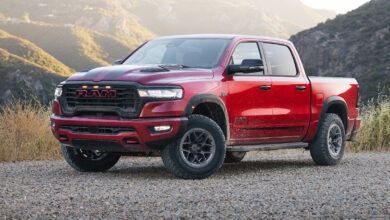 2027 Ram 1500 by Roush in Molten Red Pearl-Coat.