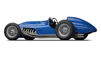 1950 Talbot-Lago T26C Grand Sport by Stabilimenti Farina on white background