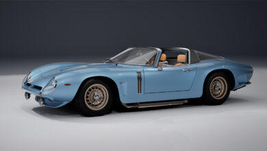 Bizzarrini Aperta Lusso three-quarter front view