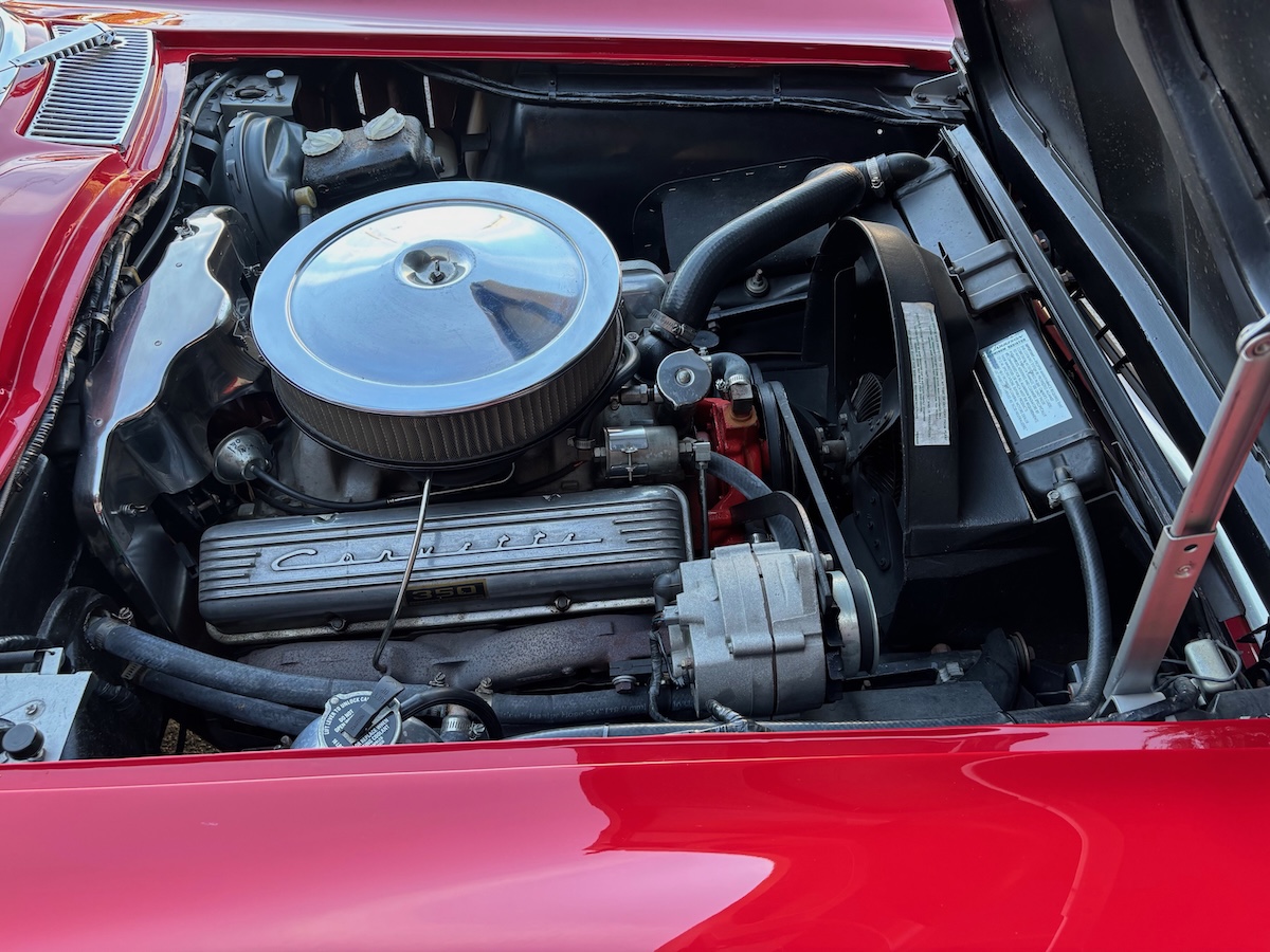 carb tuning 327-ci carb-powered corvette engine