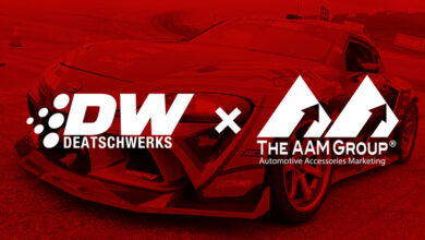 DeatschWerks and AAM Group logos with car in background