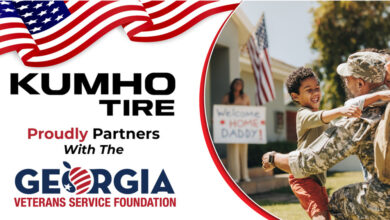 Georgia Veterans Service Foundation and Kumho Tire U.S.A. promotional graphic