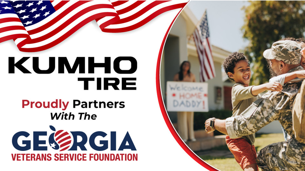 Georgia Veterans Service Foundation and Kumho Tire U.S.A. promotional graphic