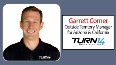 Garrett Comer, Outside Territory Manager for the Arizona and California territories