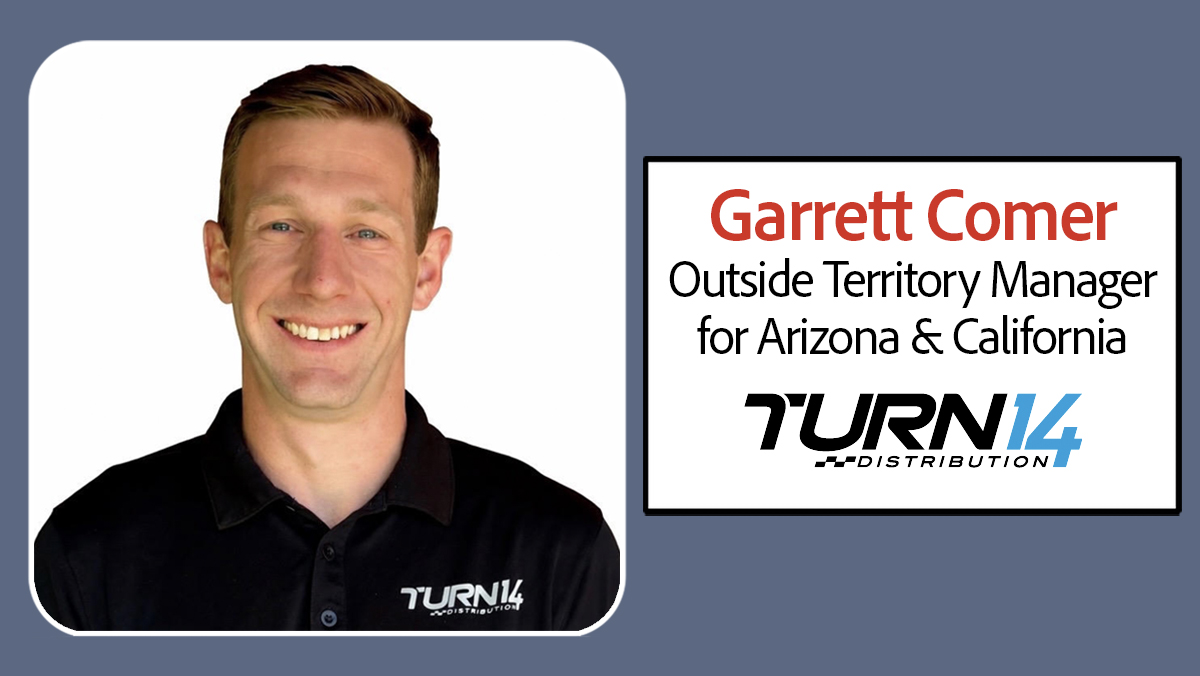 Garrett Comer, Outside Territory Manager for the Arizona and California territories