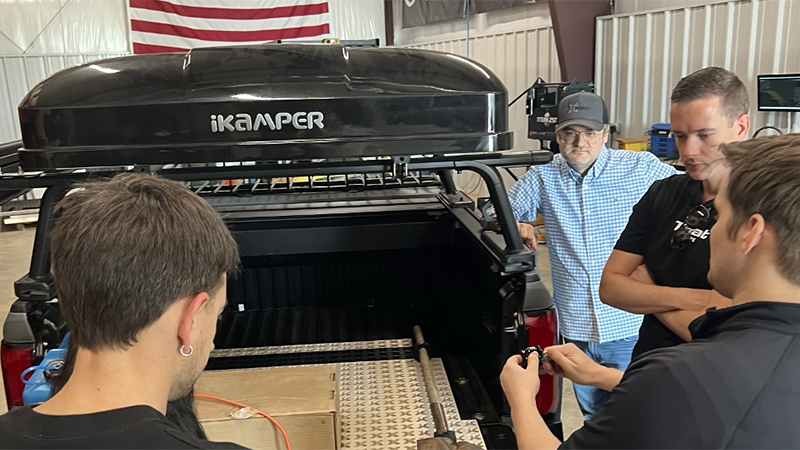 Global partners examining Tmat products