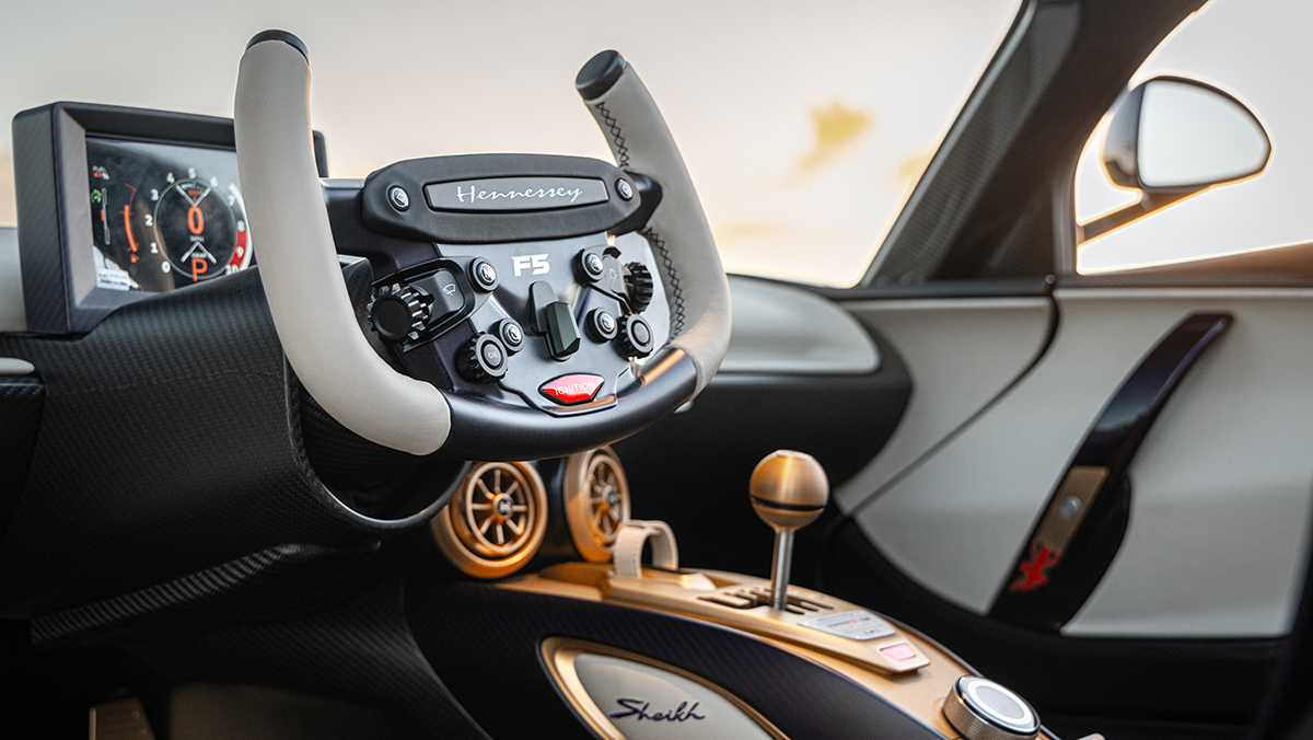 Hennessey Venom F5-M cockpit