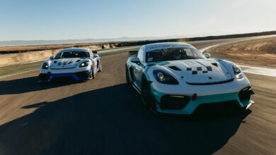 Race cars at Willow Springs Raceway