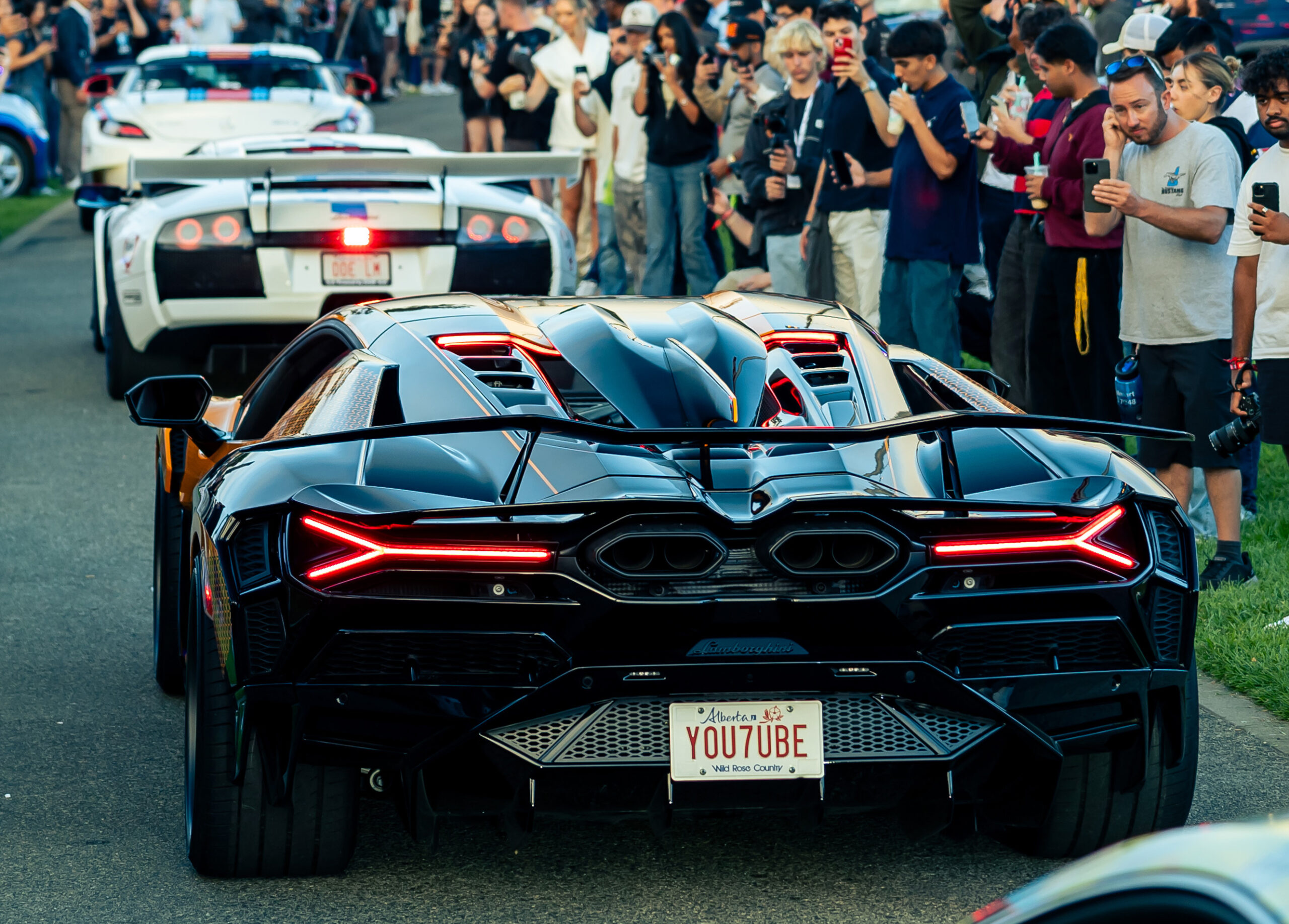 Parade of hypercars at Monterey Motorsports Festival