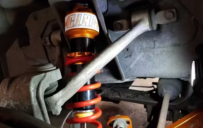 Shocks kyb coils installed