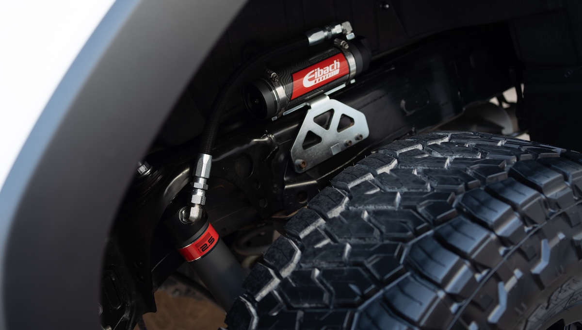 Shocks eibach wheel well system closeup