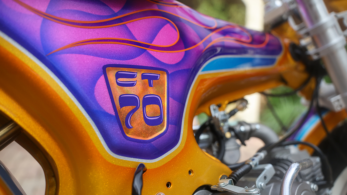 Stay Gold Honda CT-70 Custom Paint By Kolor By Tuki