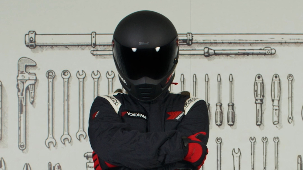 Pit crew member from Yokohama video Know Your Tire Pressure