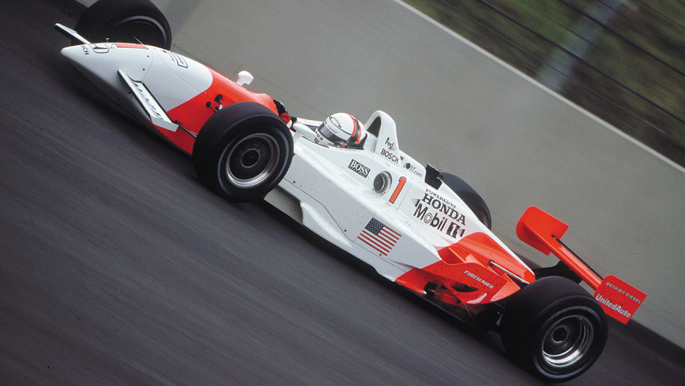 2001 Reynard 01i on track