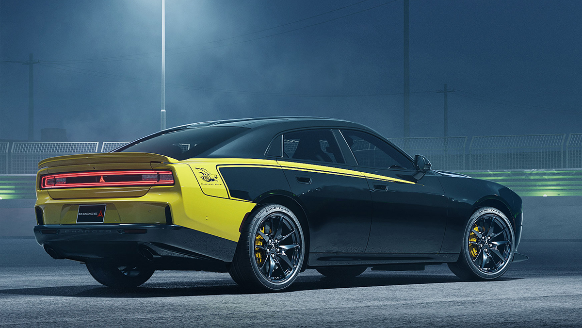 2027 Dodge Charger Super Bee Launch Edition black on yellow