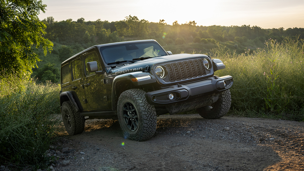 2027 Jeep Wrangler Smoky Mountain Special Edition on dirt path