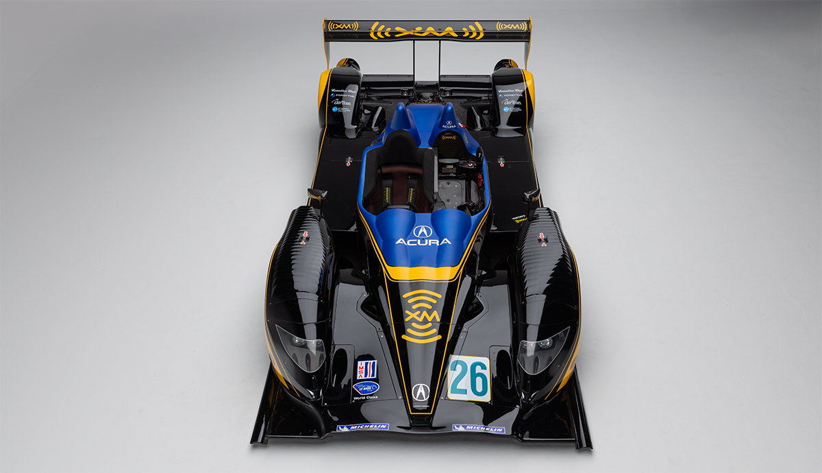 #26 XM Satellite Radio AGR Acura ARX-01a from above