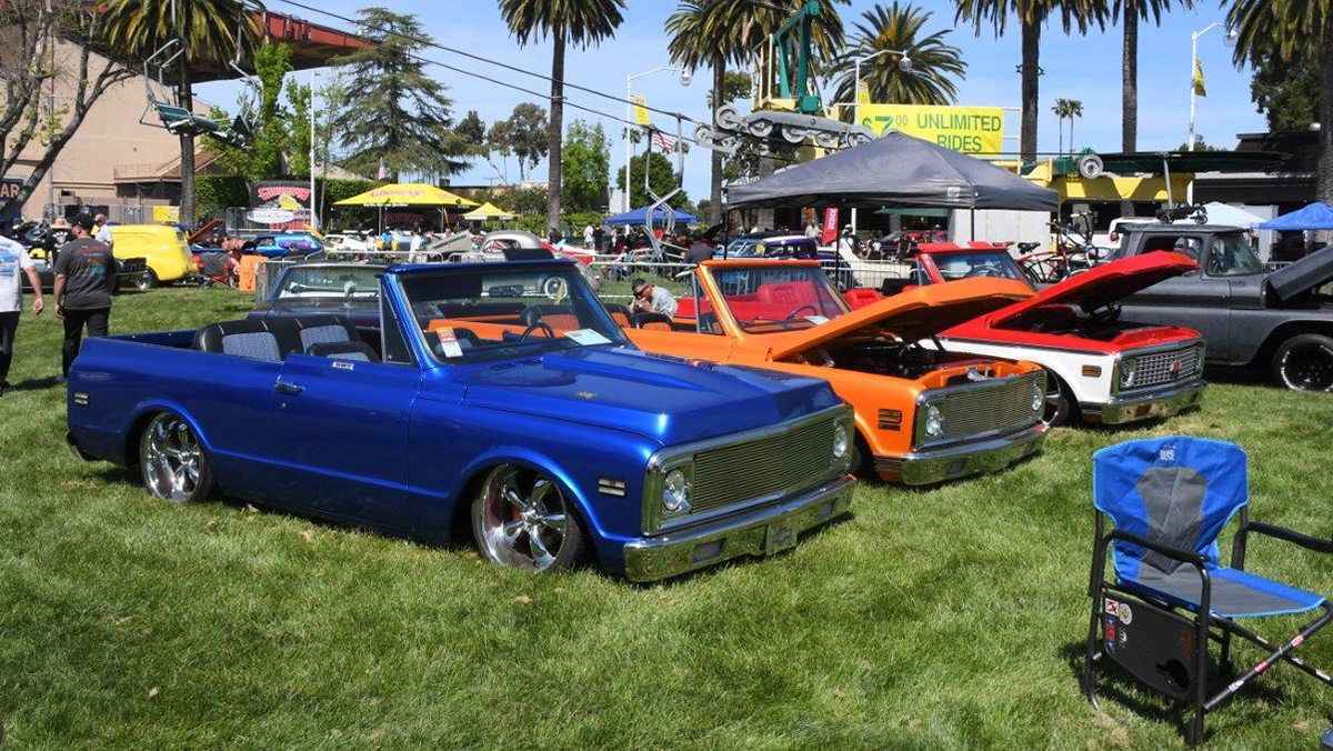 Goodguys 39th West Coast Nationals row of classic cars