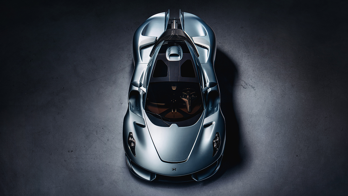 Hennessey Blackbird from above