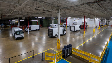 New Grounded Facility with EV vans