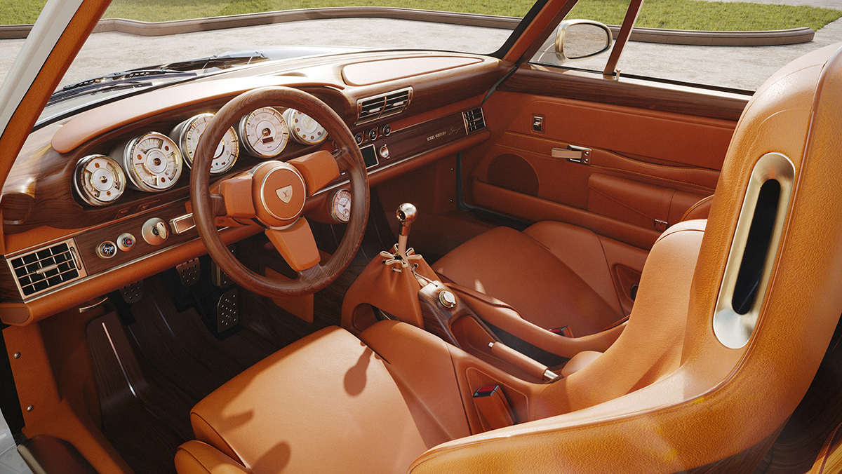 Porsche 911 Reimagined by Singer - Classic Turbo Interior