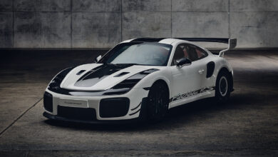 Porsche Flachbau RS three-quarter front view