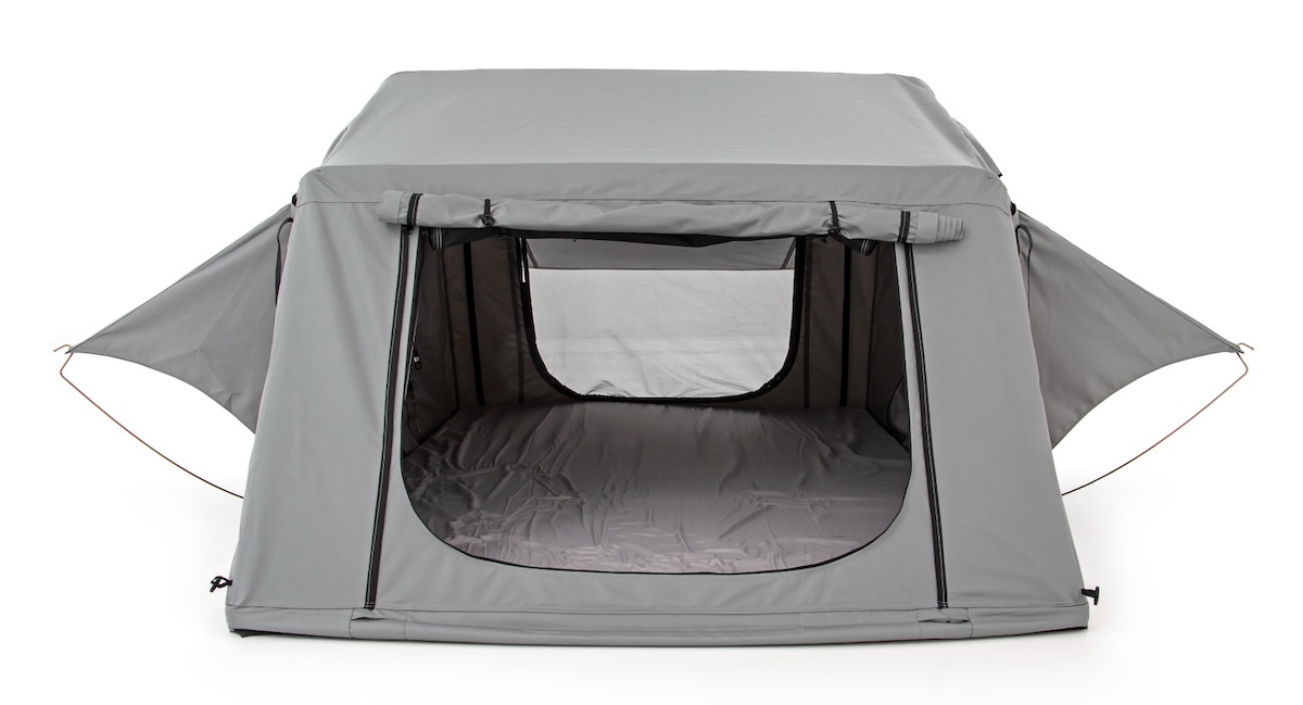 rooftop tents rough country tent set up and opened