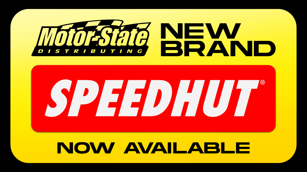 Motor State Distributing and Speedhut logos