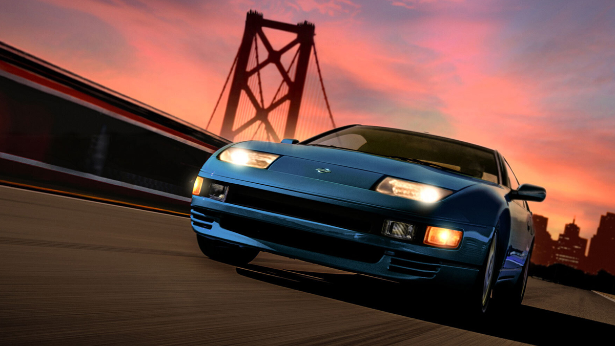 1990s Nissan Z ar on road