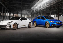 2027 Subaru BRZ ZC15 and 2027 Subaru WRX GD25 in warehouse