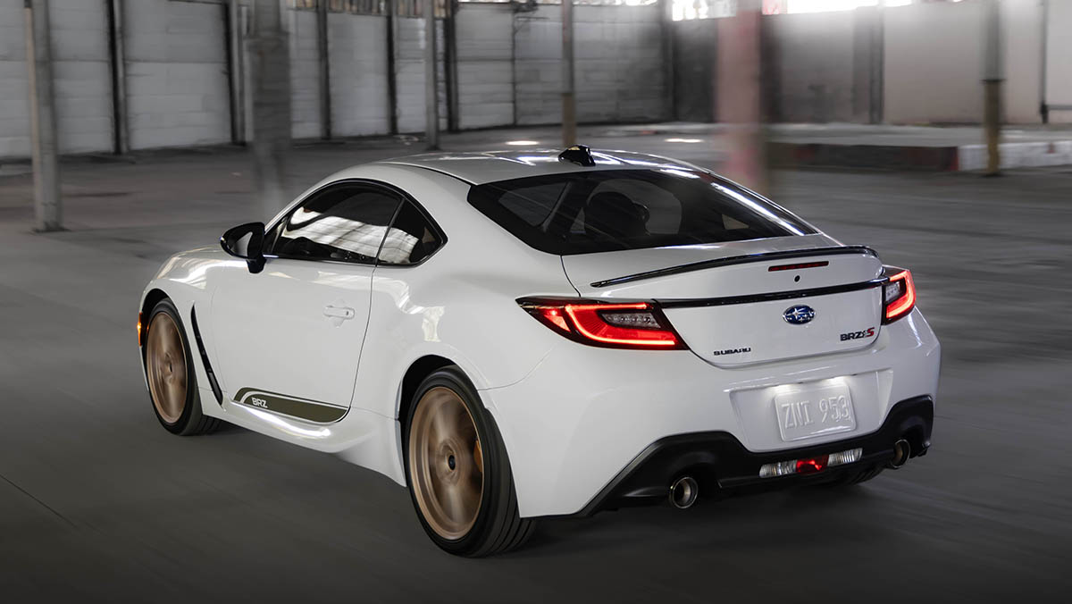 2027 Subaru BRZ ZC15 three quarters rear