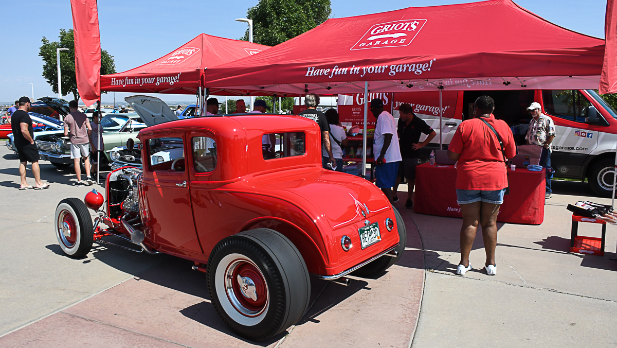 28th Griot’s Garage Colorado Nationals classic car at Griot's booth