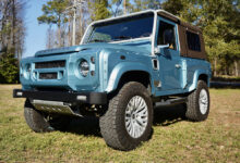 Widebody Viking Blue Metallic 2-Door Soft Top Land Rover Defender