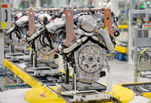 Image from the newly expanded DMAX manufacturing site in Brookville, OH, where production of the 8.3L Duramax Turbo-Diesel V8 takes place.