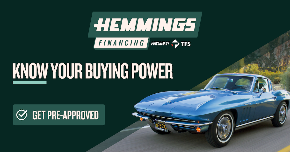Hemmings Launches Financial Services Program for Collector Car Buyers | THE SHOP