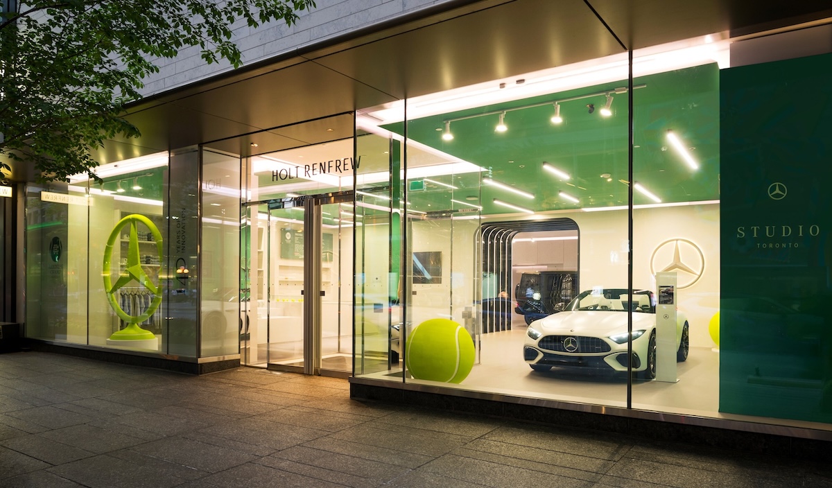 Mercedes-Benz Studio Toronto display exterior