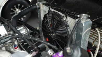 performance cooling maradyne high performance fan and radiator installed hood open