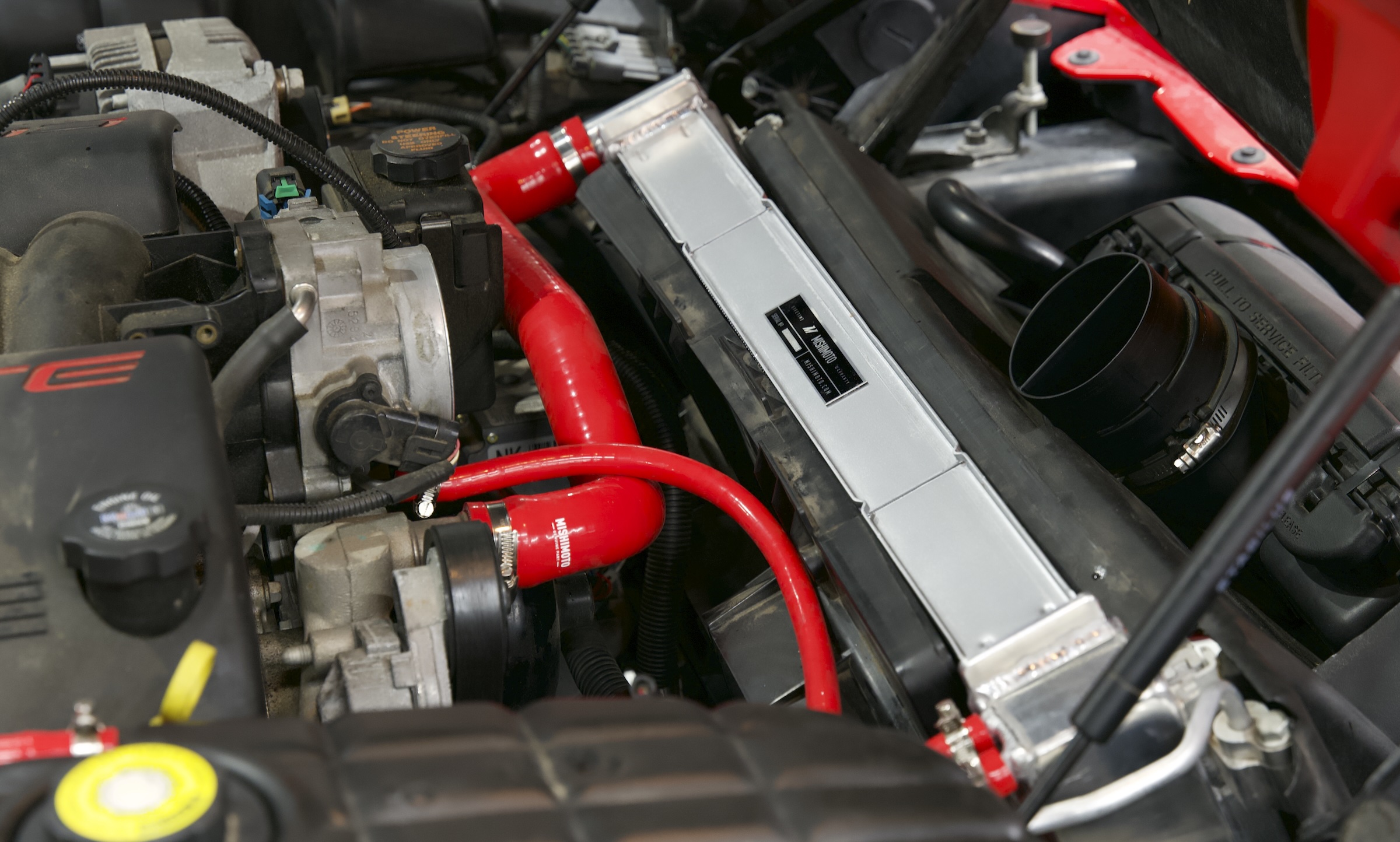 performance cooling mishimoto installed radiator