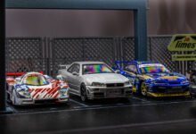 Row of cars Red Car Petersen Automotive Museum Diecast Social Event