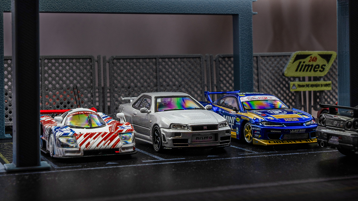 Row of cars Red Car Petersen Automotive Museum Diecast Social Event