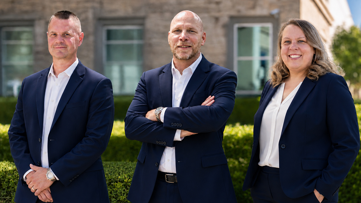 Brian Campbell, Joe Podlovits & Jill Hepp of TWG