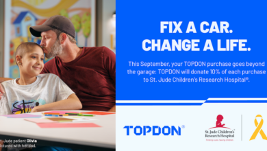 topdon usa st. jude's donation graphic
