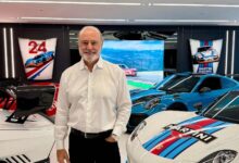 duPont REGISTRY Tom Cabrerizo in front of collection
