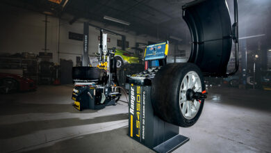 BendPak's Ranger lineup in automotive shop