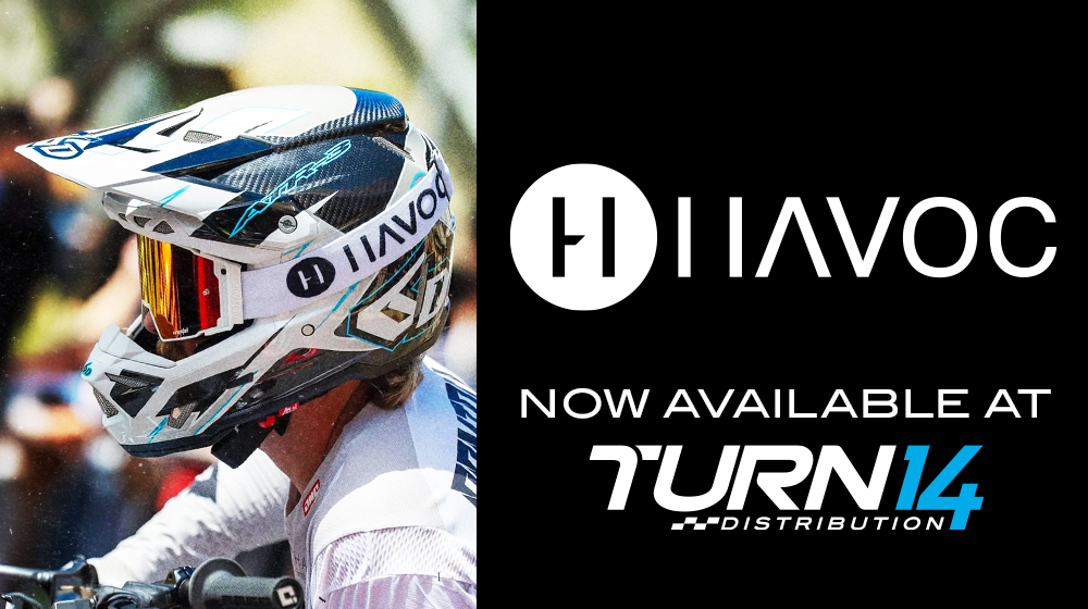 Turn 14 Distribution and Havoc Racing logos
