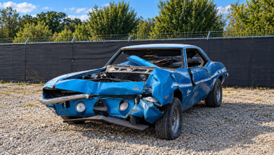 2 Fast 2 Furious wrecked Camaro